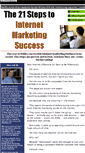 Mobile Screenshot of 21stepstointernetmarketingsuccess.com