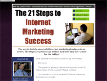 Tablet Screenshot of 21stepstointernetmarketingsuccess.com